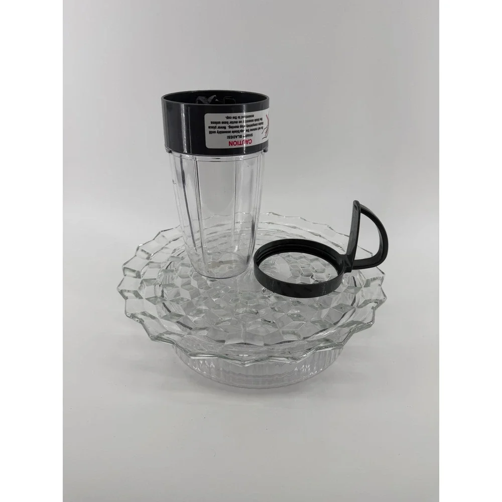 Magic Bullet Replacement‎ Cups Blade Lid 3 Piece Set Blender